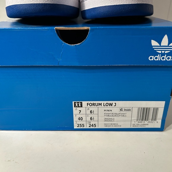 Adidas Forum Low White Royal Blue - Picture 3 of 5